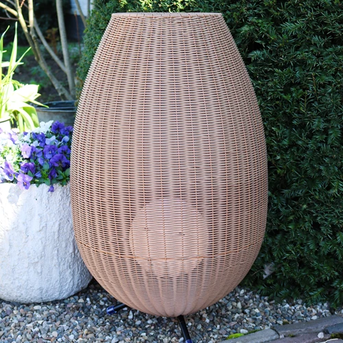 Lucide COLIN IP44 - Rechargeable Floor lamp Indoor/Outdoor - Battery pack- LED 3 StepDim - 1x3W 3000K - IP44 - Natural - atmosphere 1